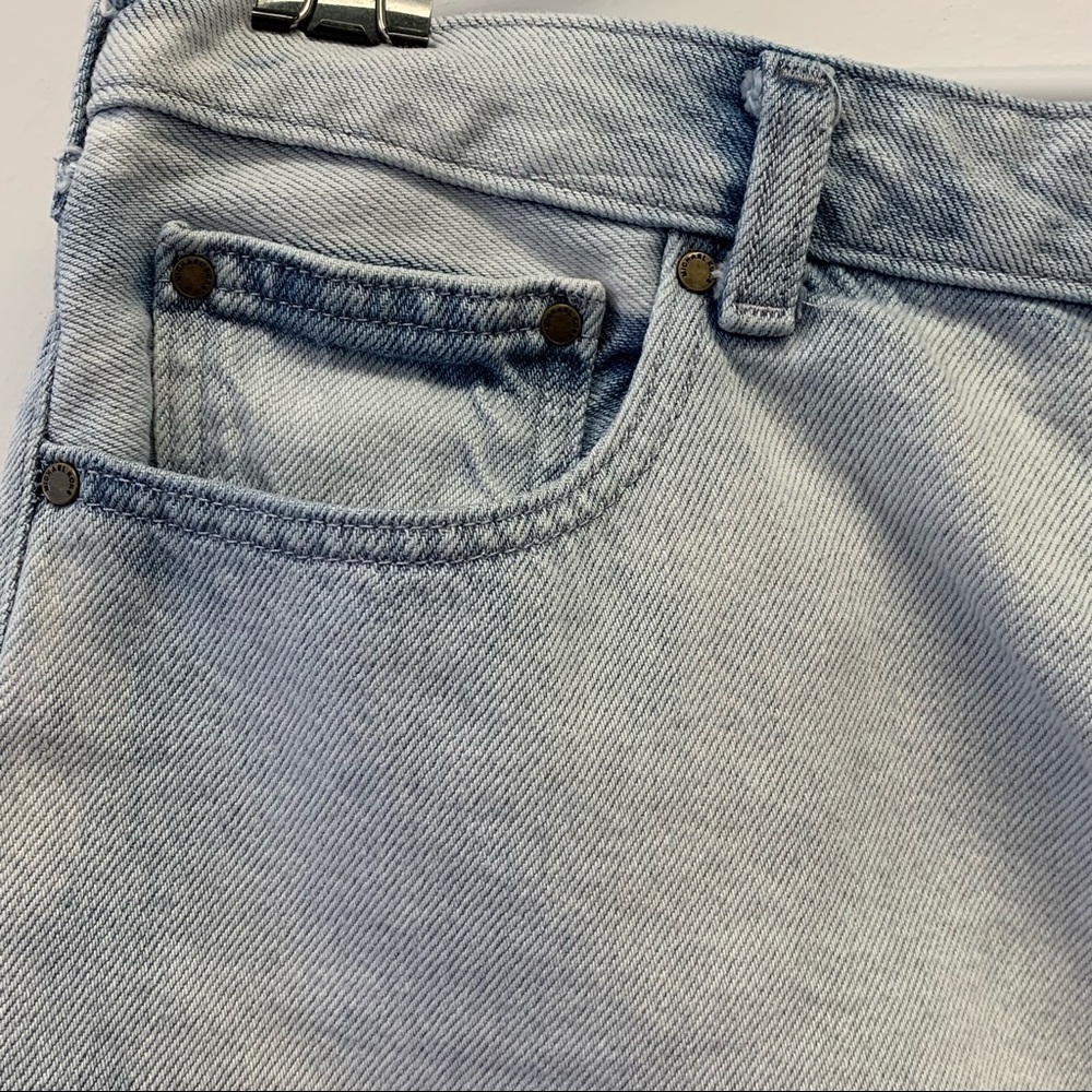 MICHAEL KORS Flounce Denim Mini Skirt, Size 14 - Picture 8 of 14